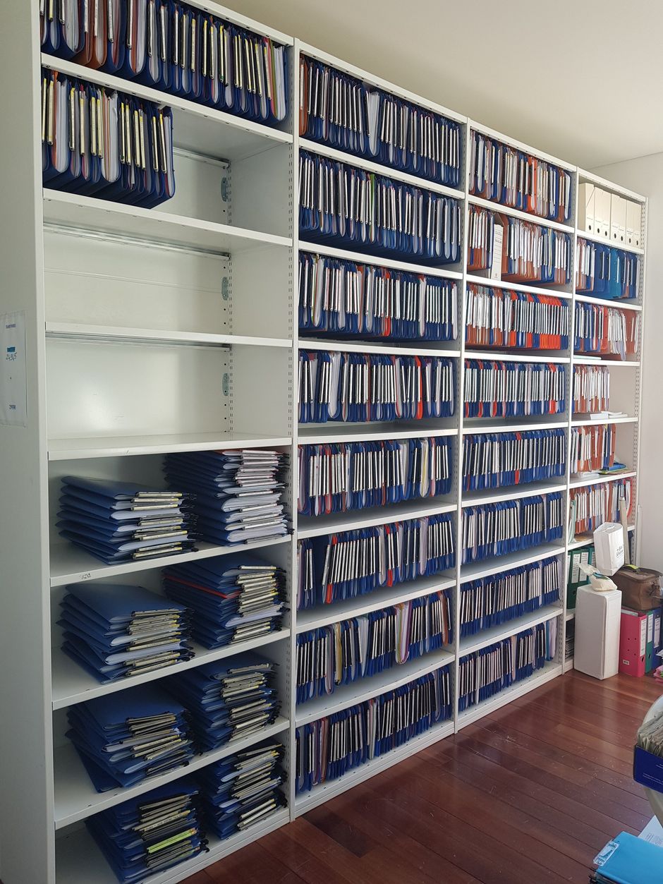 rayonnage mobile pour bureaux , graphique