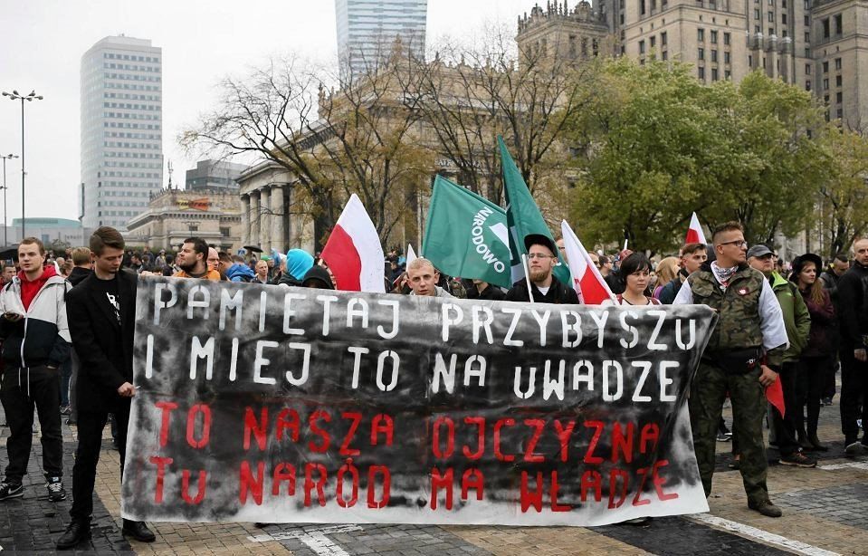 Photography by: Agata Grzybowska Literal translation: Remember newcomer and keep it in mind. That’s our homeland and our nation has authorities here.