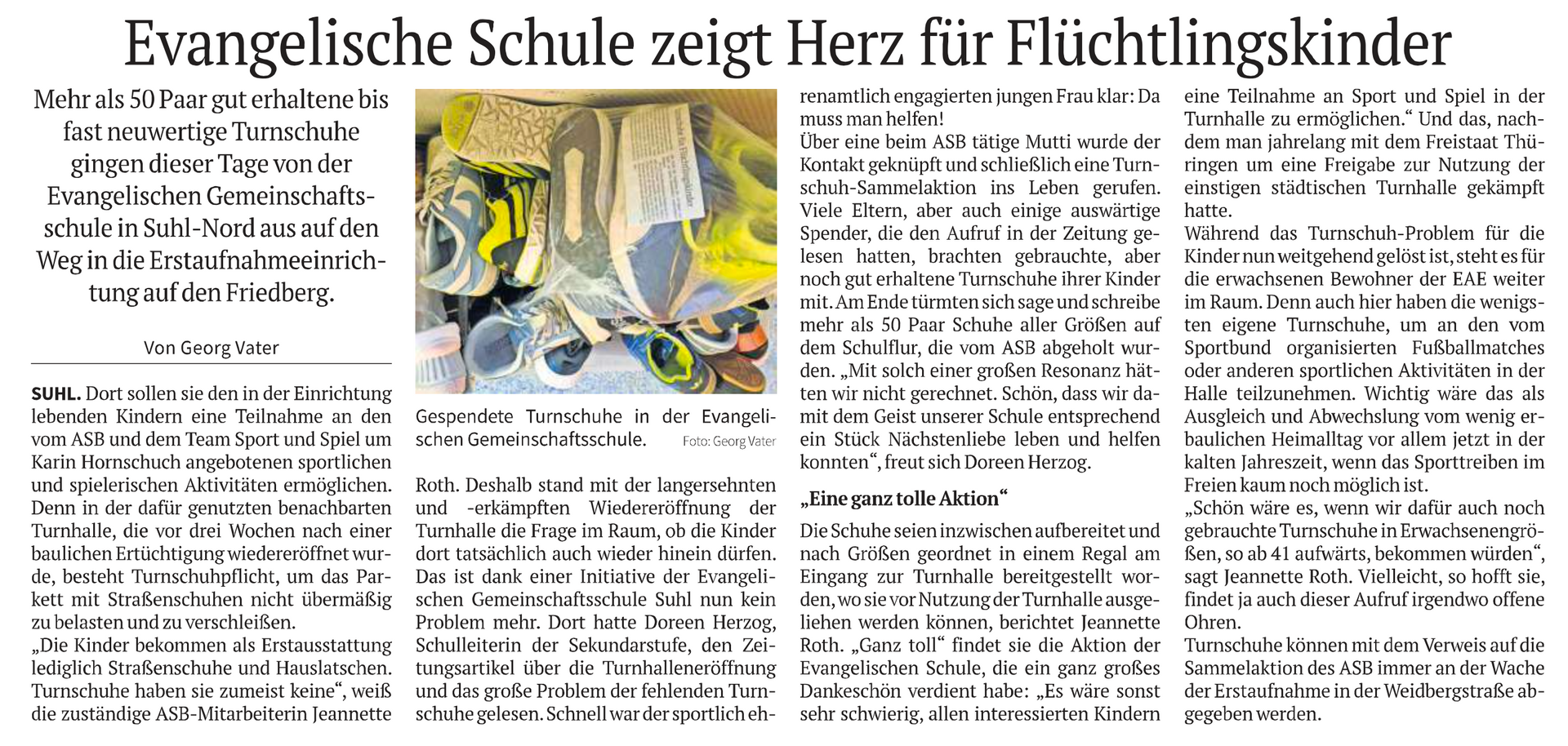 Freies Wort vom 29.11.2024.