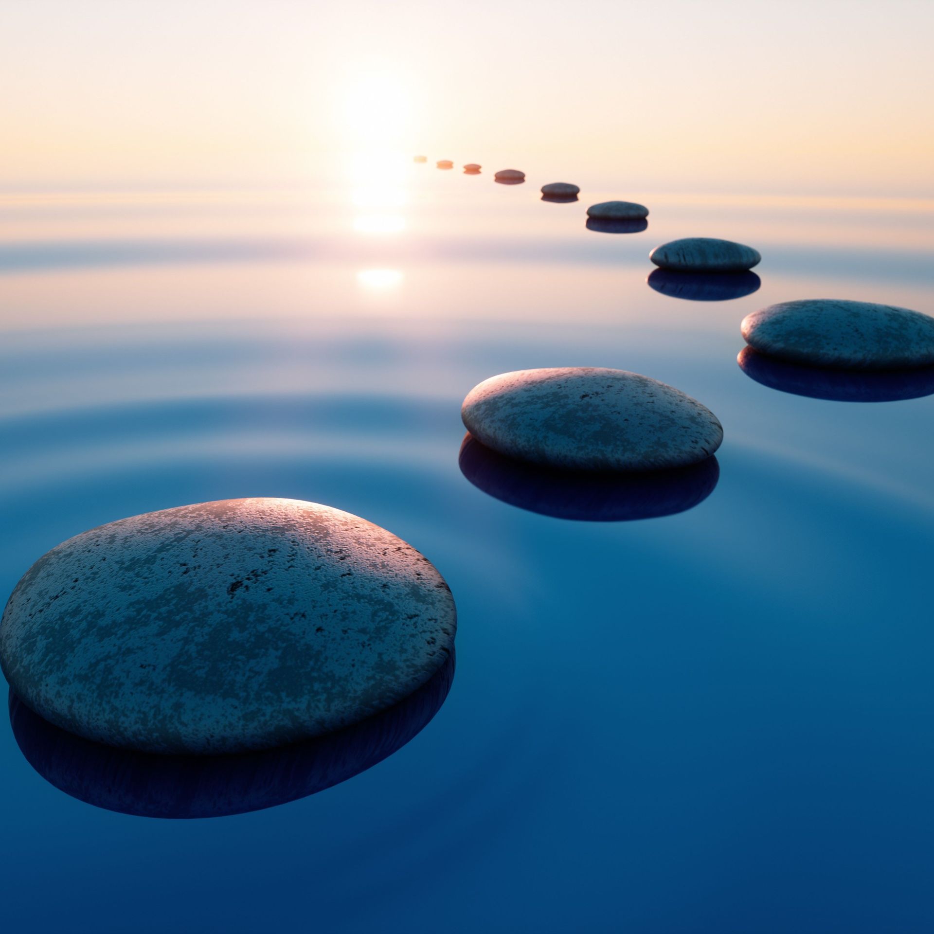 „Selbstheilung aktivieren mit Paul Röhrig – Bild zeigt meditativen Pfad als Metapher für körperliche und geistige Regeneration“