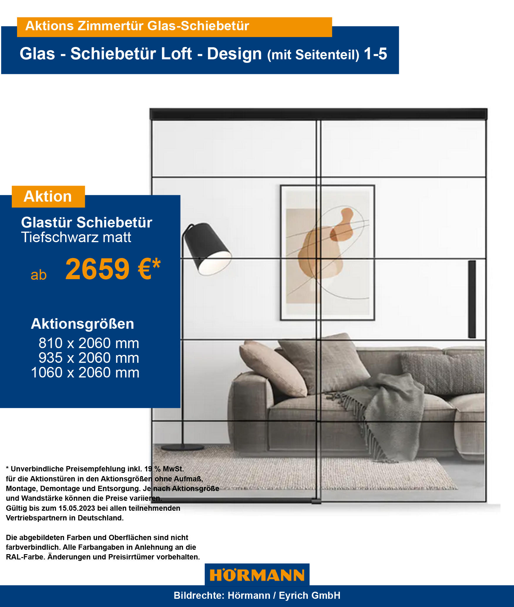 Hörmann Lofttür Bad Kissingen Hammelburg Bad Brückenau Bad Bocklet Bad Neustadt Euerdorf Schweinfurt Würzburg Klarstadt Gemünden Burkardroth Oerlenbach Glas - Zimmertür im Loft Design Lofttür Innentür Zimmertür tiefschwarz Sprossen Wohnzimmertür Flurtür 4 Querstreifen Glastür ein Senkrechtstreifen Schiebetür 2flügelich zweiflügelich