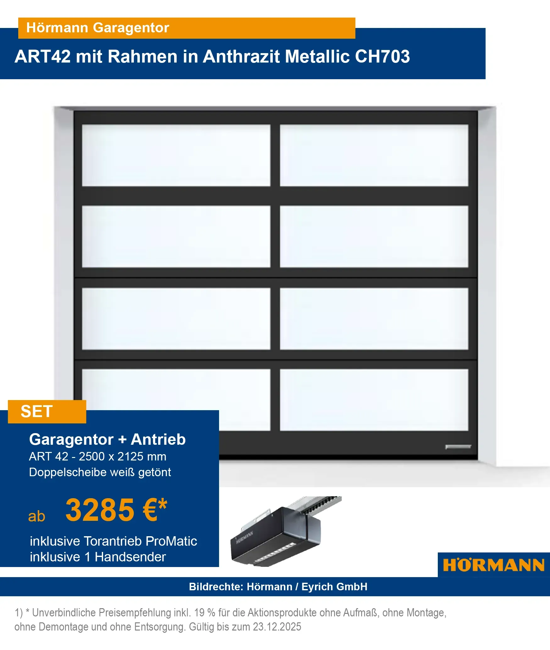 Hörmann Aluminium Rahmentor
Hörmann Rahmentor mit Kunststoff Doppelscheibe
Aluminium Rahmentor mit weiß getönter Doppelscheibe
Hörmann Tor mit weiß getönter Kunststoffscheibe
Rahmentor mit weiß getöntem Klarglas
Hörmann Aluminium Rahmentor mit weiß getönter Kunststoff Doppelscheibe
Aluminium Rahmentor mit getönter Doppelscheibe von Hörmann
Hörmann Garagentor mit weiß getöntem Glas
Aluminium Rahmentor mit lichtdurchlässiger Tönung
Isoliertes Hörmann Rahmentor mit weiß getöntem Kunststoffglas
Hörmann Sektionaltor mit weiß getönter Kunststoffscheibe
Doppelverglastes Kunststofftor mit Weißtönung
Aluminium Rahmentor mit lichtstreuender Kunststoffscheibe
Hörmann Design-Rahmentor mit getönter Verglasung
Robustes Rahmentor mit getöntem Doppelscheiben-Glas