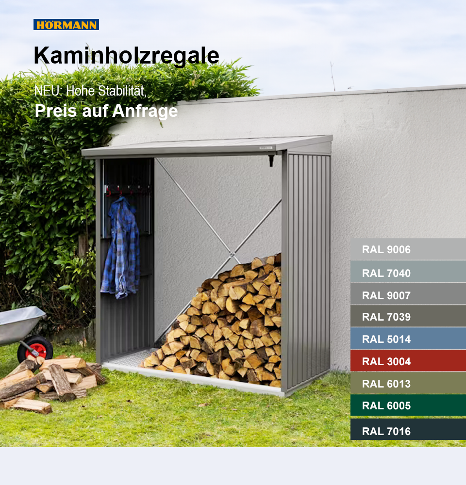Kaminholzlager für optimalen Holzschutz
Hochwertige Kaminholzlager kaufen
Kaminholzlager aus Holz oder Metall
Praktische Lösungen für Kaminholzlagerung
Kaminholzlager für Garten und Terrasse