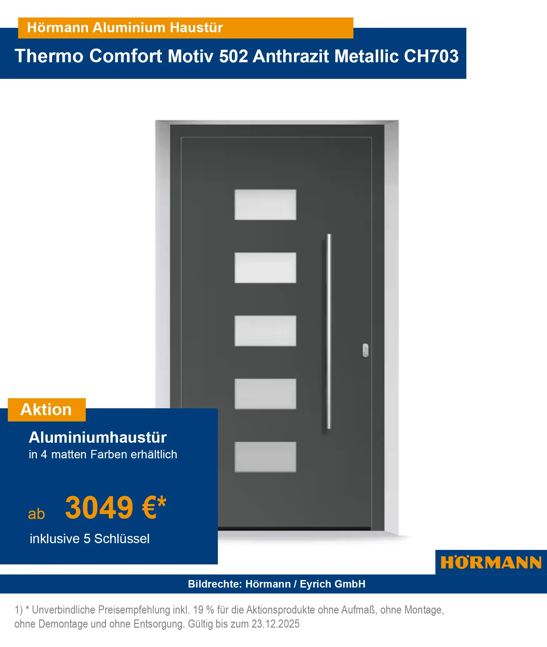 Hörmann Haustür ThermoComfort
Aluminiumhaustür Hörmann
Hörmann ThermoComfort Aktion 2025
Haustür Aluminium günstig
Hörmann Haustür Bad Kissingen
Aluminiumhaustür kaufen Bad Kissingen
Hörmann ThermoComfort Bad Kissingen
Hörmann Haustür Aktion 2025
Aluminiumhaustür günstig kaufen
Hörmann ThermoComfort Preisvergleich
Haustür Angebot 2025