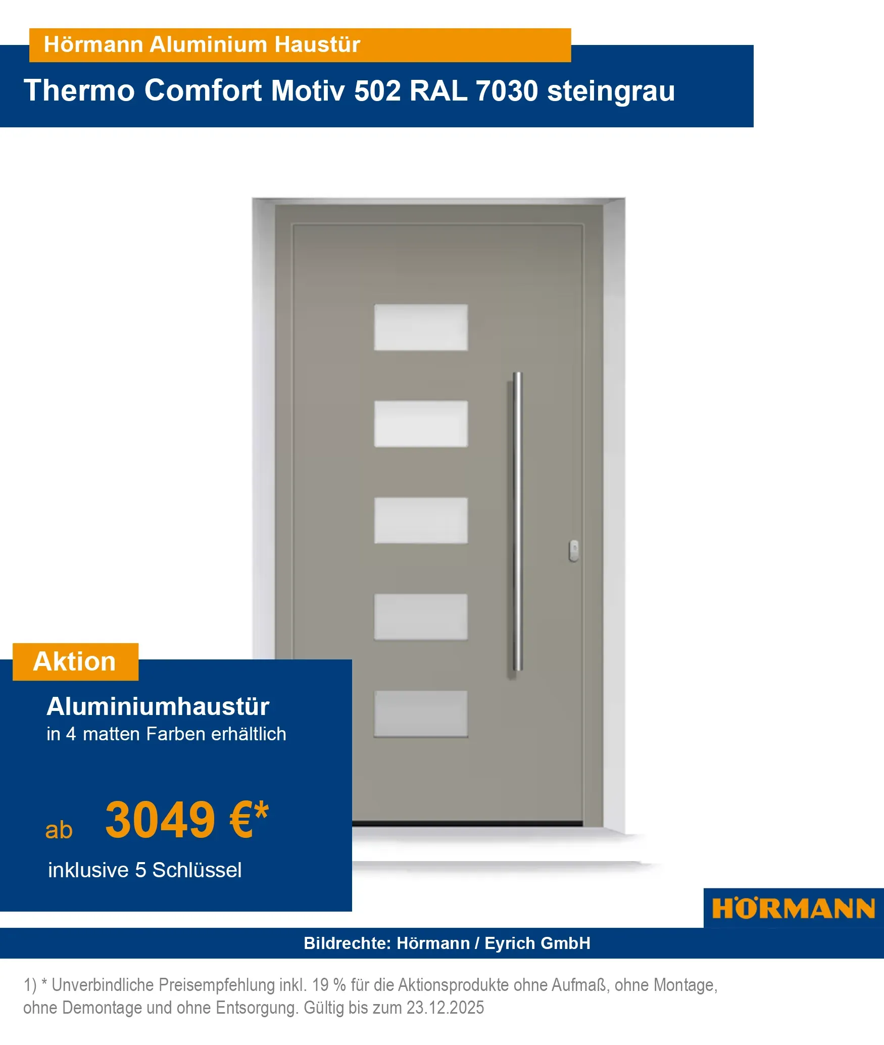 Hörmann Haustür ThermoComfort
Aluminiumhaustür Hörmann
Hörmann ThermoComfort Aktion 2025
Haustür Aluminium günstig
Hörmann Haustür Bad Kissingen
Aluminiumhaustür kaufen Bad Kissingen
Hörmann ThermoComfort Bad Kissingen
Hörmann Haustür Aktion 2025
Aluminiumhaustür günstig kaufen
Hörmann ThermoComfort Preisvergleich
Haustür Angebot 2025