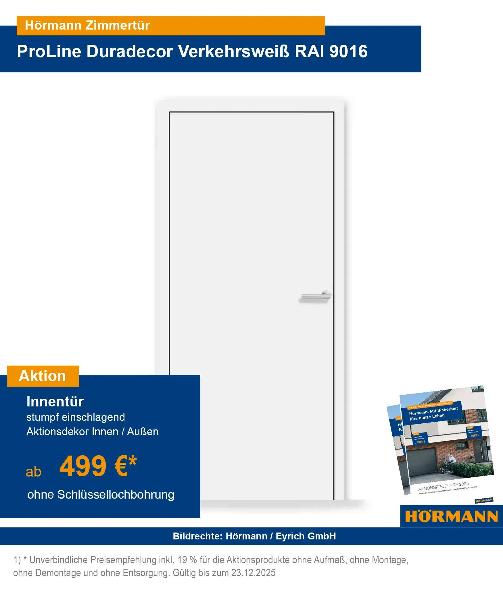 Zimmertür Innentür Bad Kissingen Hammelburg Bad Brückenau Burkardroth Euerdorf Oerlenbach Elfershausen Wartmannsroth Gemünden Bad Neustadt Bad Bocklet Schweinfurt Arnstein Wasserlosen Würzburg Gemünden Karlstadt Fulda Wildflecken Bischofsheim Oberthulba Holztür Küchentür Kellertür Badtür Kinderzimmertür Schlafzimmertür Wohnzimmertür Stubentür Flurtür Ateliertür Behandlungszimmertür Wartezimmertür Kanzleitür Praxistür Bürotür Hobbyzimmertür Fitnessraumtür Wintergartentür Lagertür Hallentür Aktionstür Drücker rund aus Edelstahl ProLine stumpf einschlagend weiß verkerhsweiß RAL 9016 Weißlack