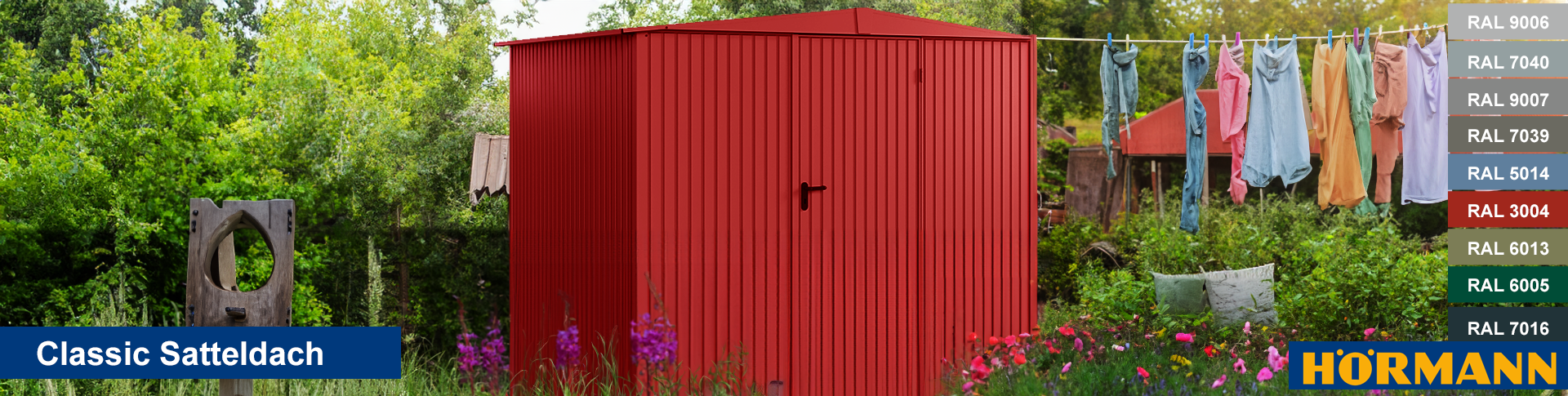 Hörmann Gerätehaus Geräteschuppen Gartenhaus Schuppen Abstellhaus Laubenhaus Blechhaus Stahlhaus Fahrradgarage Quadgarage Mähergarage Pultdach Stauraum Stauraumsystem Berryhaus Berrygerätehaus Kaminholzregal Kaminholzlage pulverbeschichtet feuerverzinkt robust stabil langlebig Metal Metall Holzhaus Stahl Stahlblech schimmelresistent Pultdach Satteldach Modern Klassik Sicke Fundament Acrylglas Lichtreihe Tageslicht Grillhütte Unterstand Grillunterstand Holzunterstand
Hörmann Gerätehaus Geräteschuppen Gartenhaus Schuppen Abstellhaus Laubenhaus Blechhaus Stahlhaus Fahrradgarage Quadgarage Mähergarage Pultdach Stauraum Stauraumsystem Berryhaus Berrygerätehaus Kaminholzregal Kaminholzlage pulverbeschichtet feuerverzinkt robust stabil langlebig Metal Metall Holzhaus Stahl Stahlblech schimmelresistent Pultdach Satteldach Modern Klassik Sicke Fundament Acrylglas Lichtreihe Tageslicht Grillhütte Unterstand Grillunterstand Holzunterstand