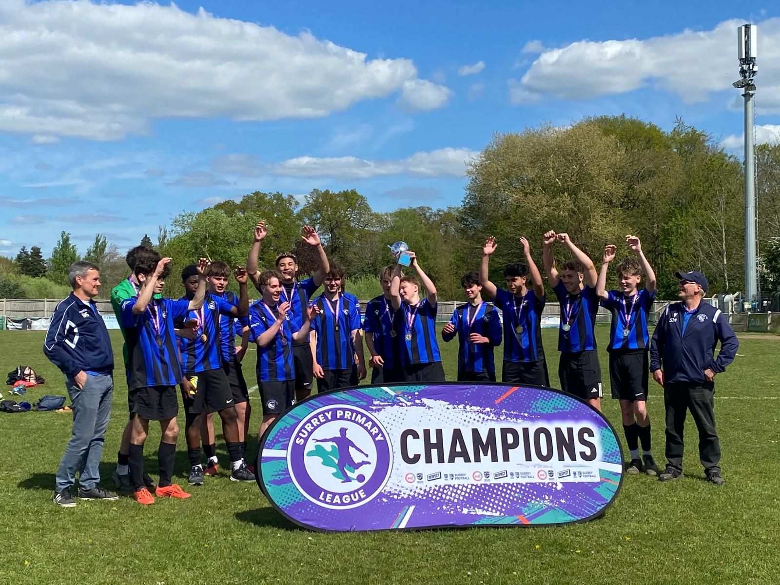 U16 Rapid win Surrey Primary League Senior Trophy Cup