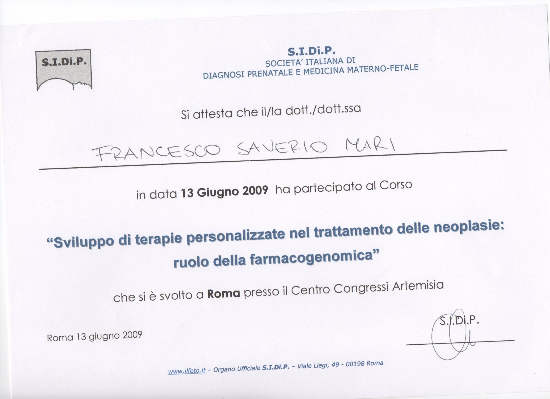 relazioni a congressi