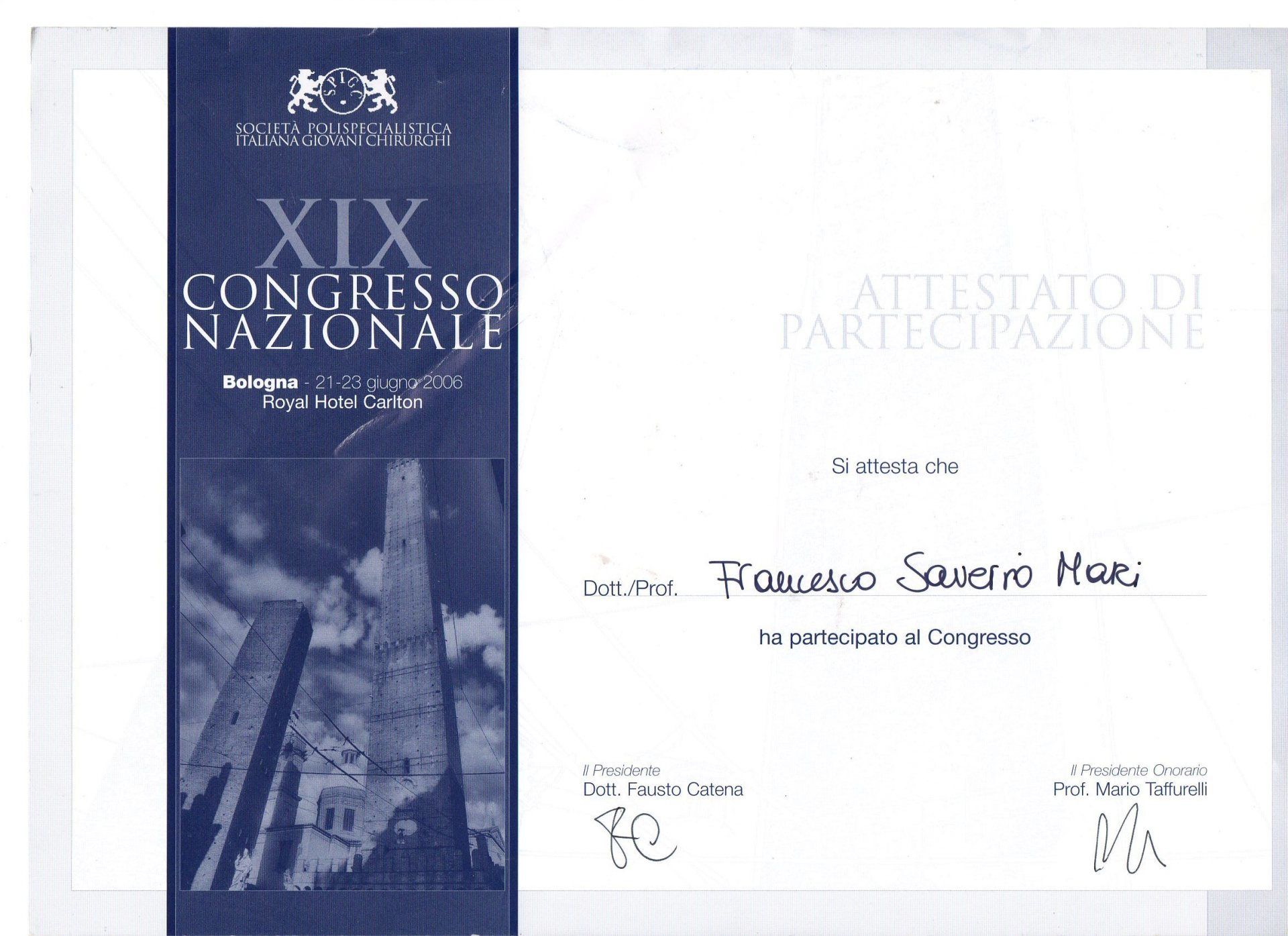 relazioni a congressi