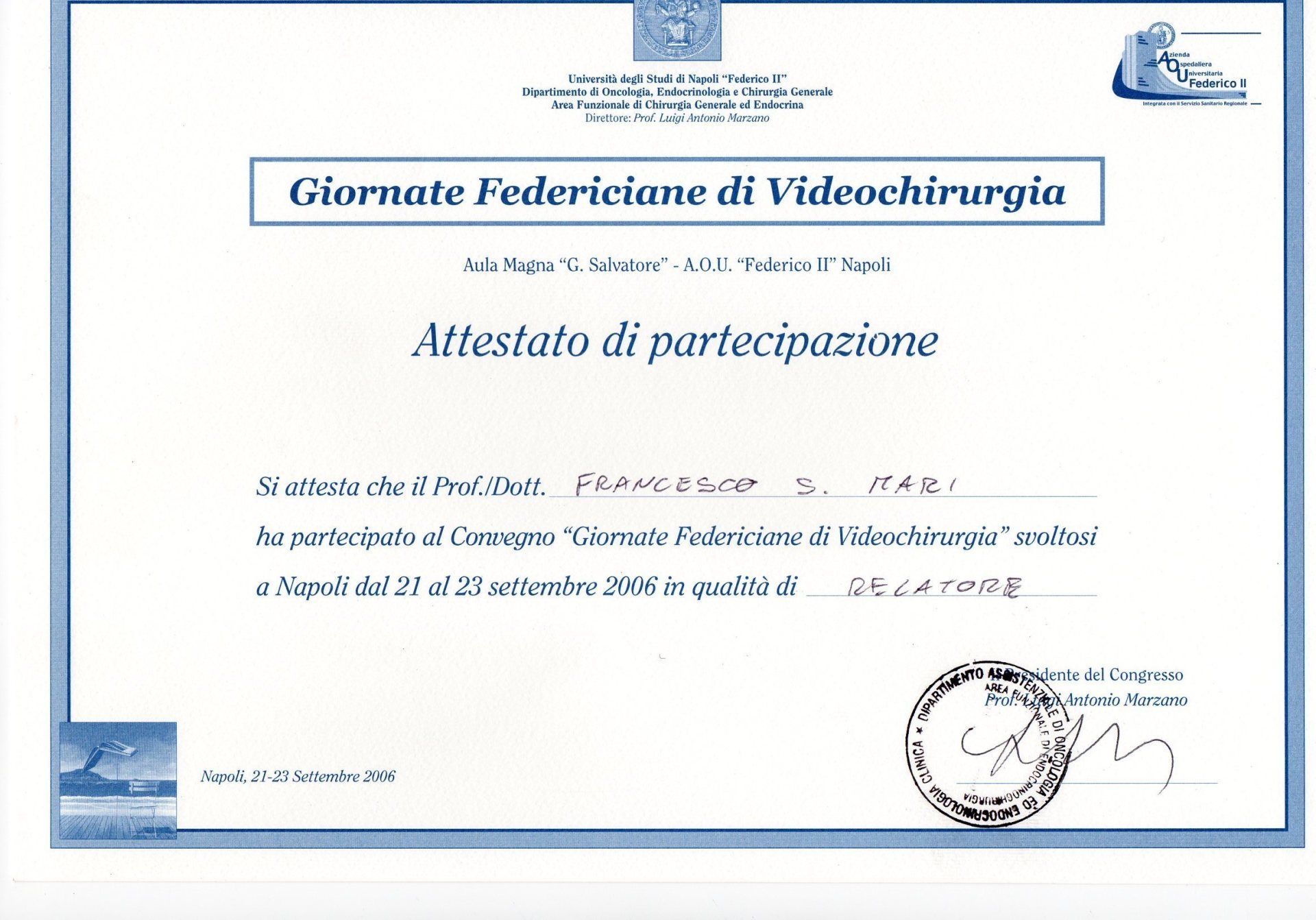 relazioni a congressi