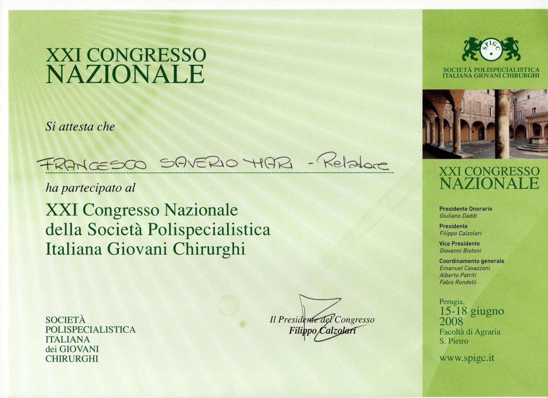 relazioni a congressi
