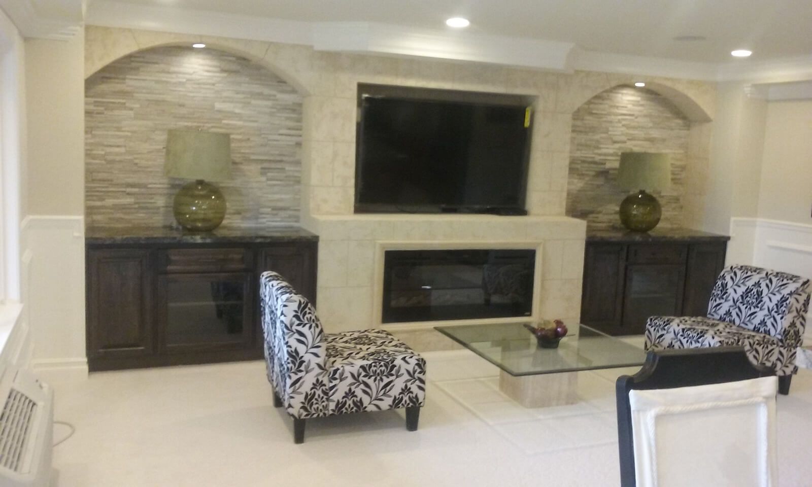 Custom Cabinetry in a Living Room