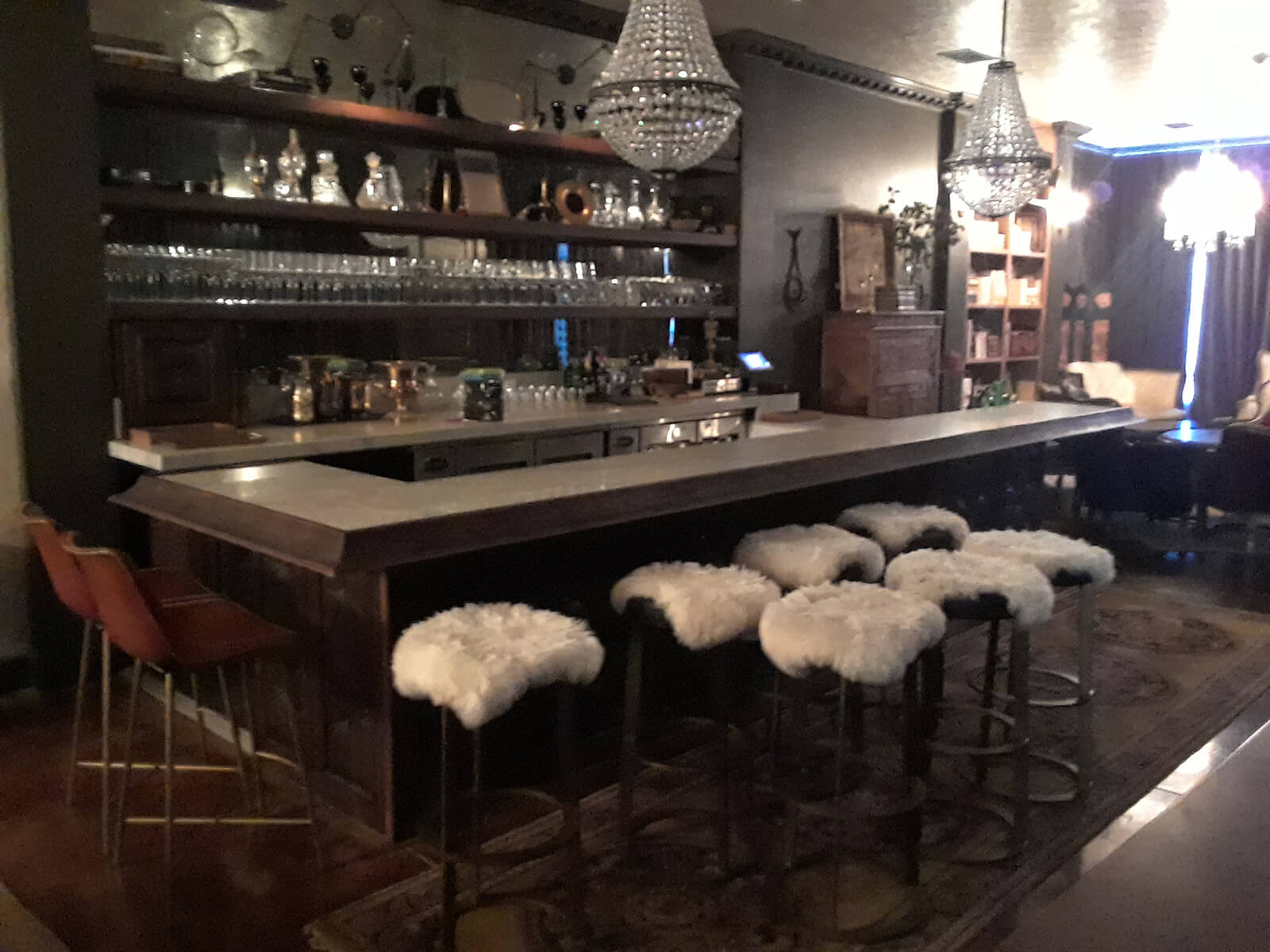 Commercial Cabinets at a Bar