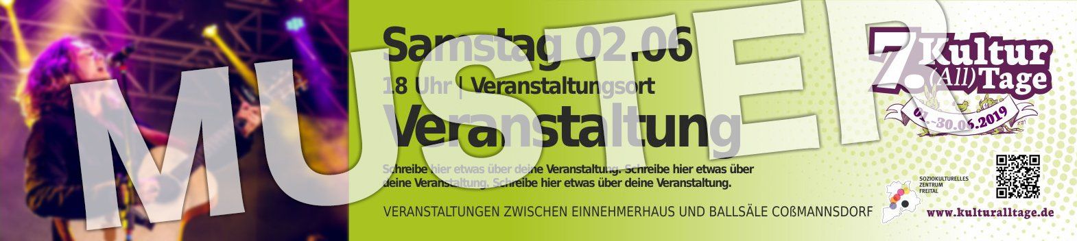 Ansicht Muster Brückenbanner - 2019 Ansicht Muster Brückenbanner - 2019