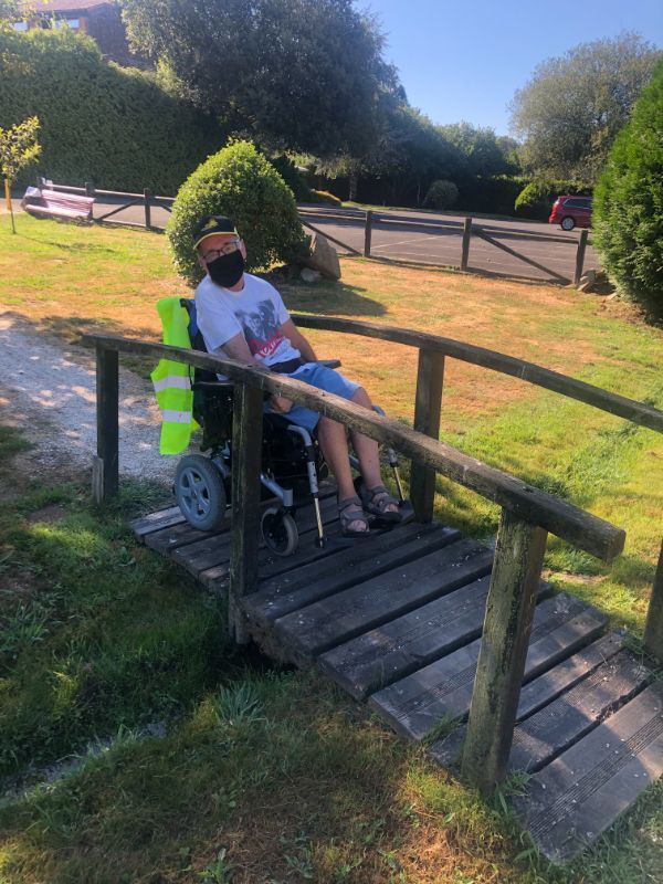 Persona vajando unas escaleras