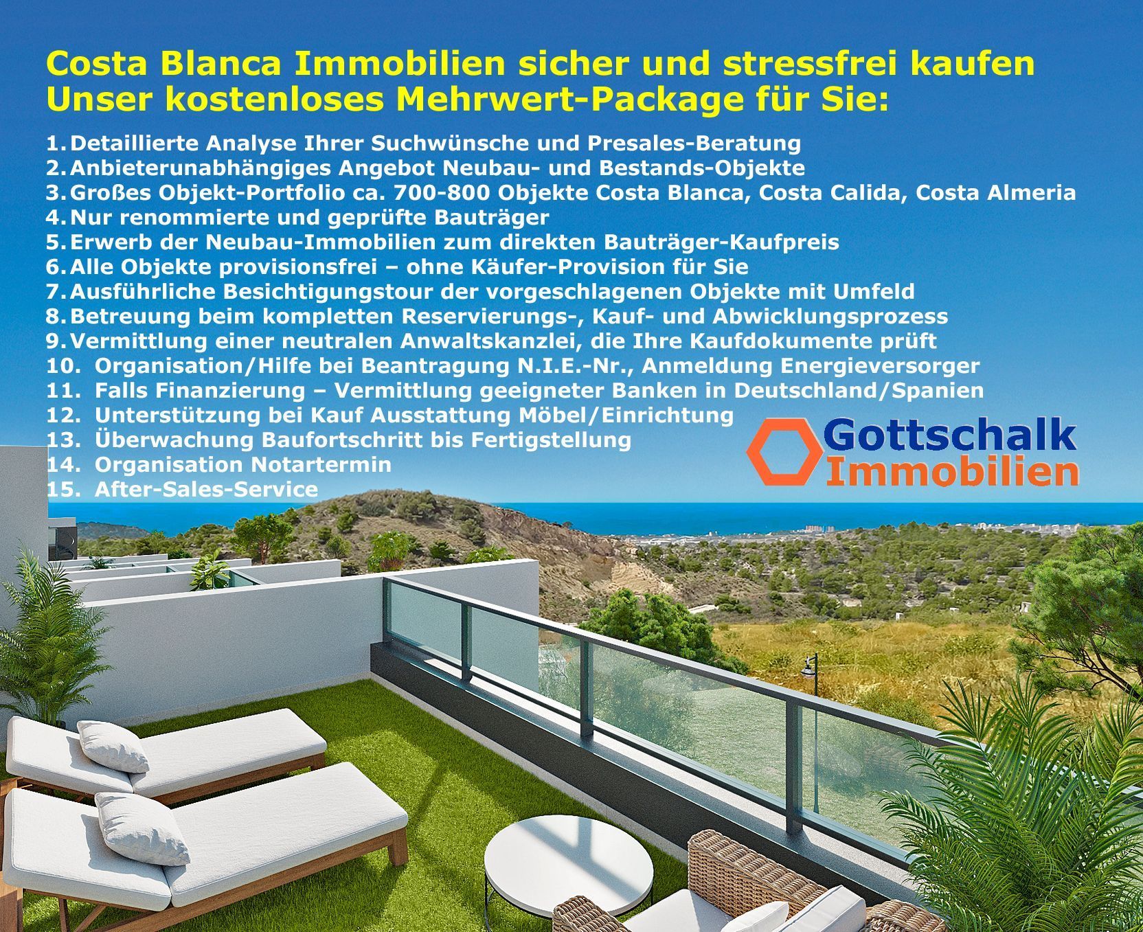 Unser Mehrwert-Service Costa Blanca Immobilien