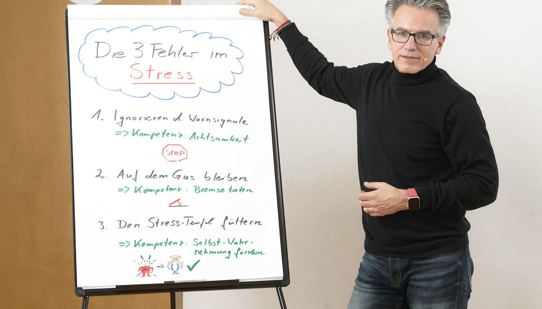 Die drei Fehler im Stress kennen und vermeiden