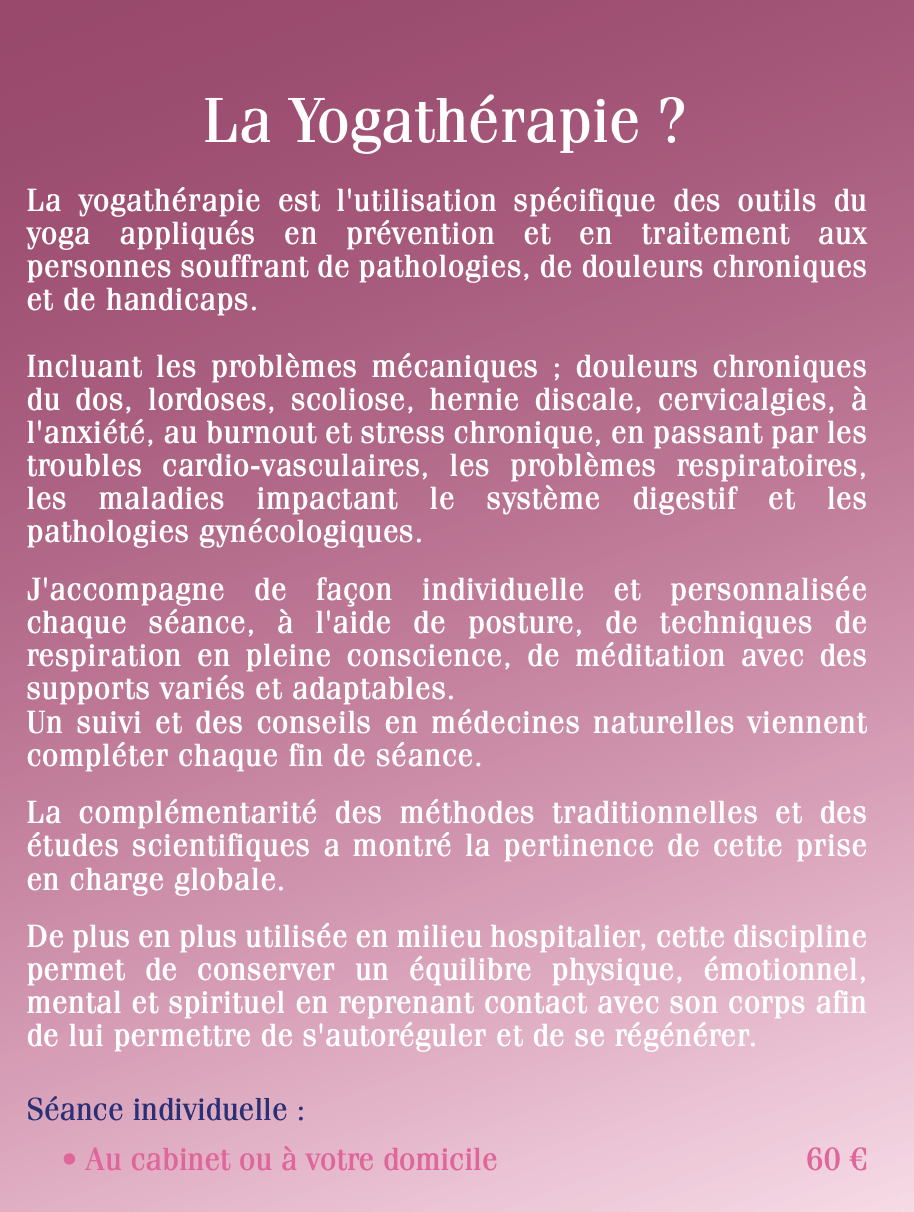 yoga thérapie