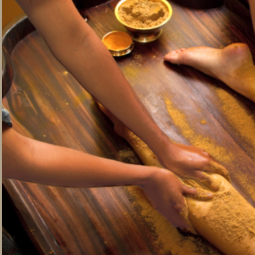 udvartana massage UDVARTANA