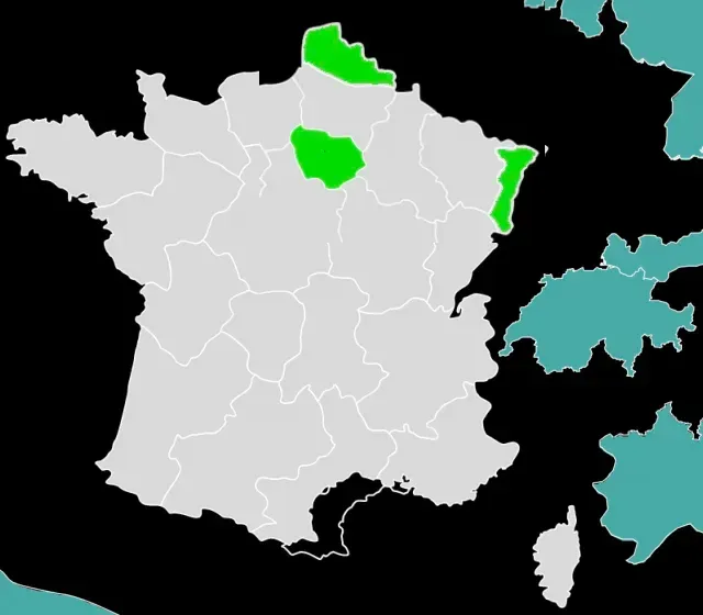 Map de localisatio des 3 serveurs