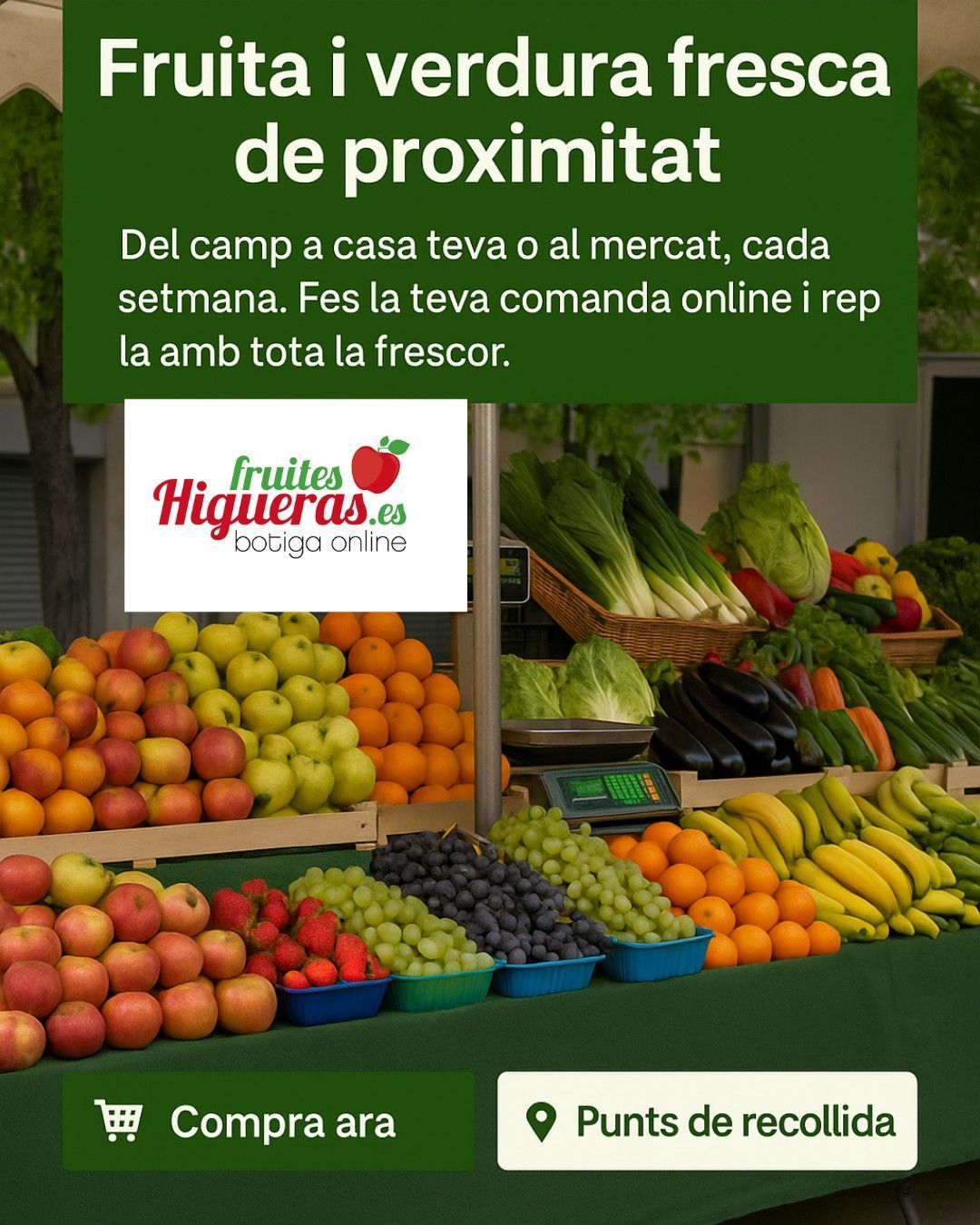 Parada de Fruites Higueras als mercats