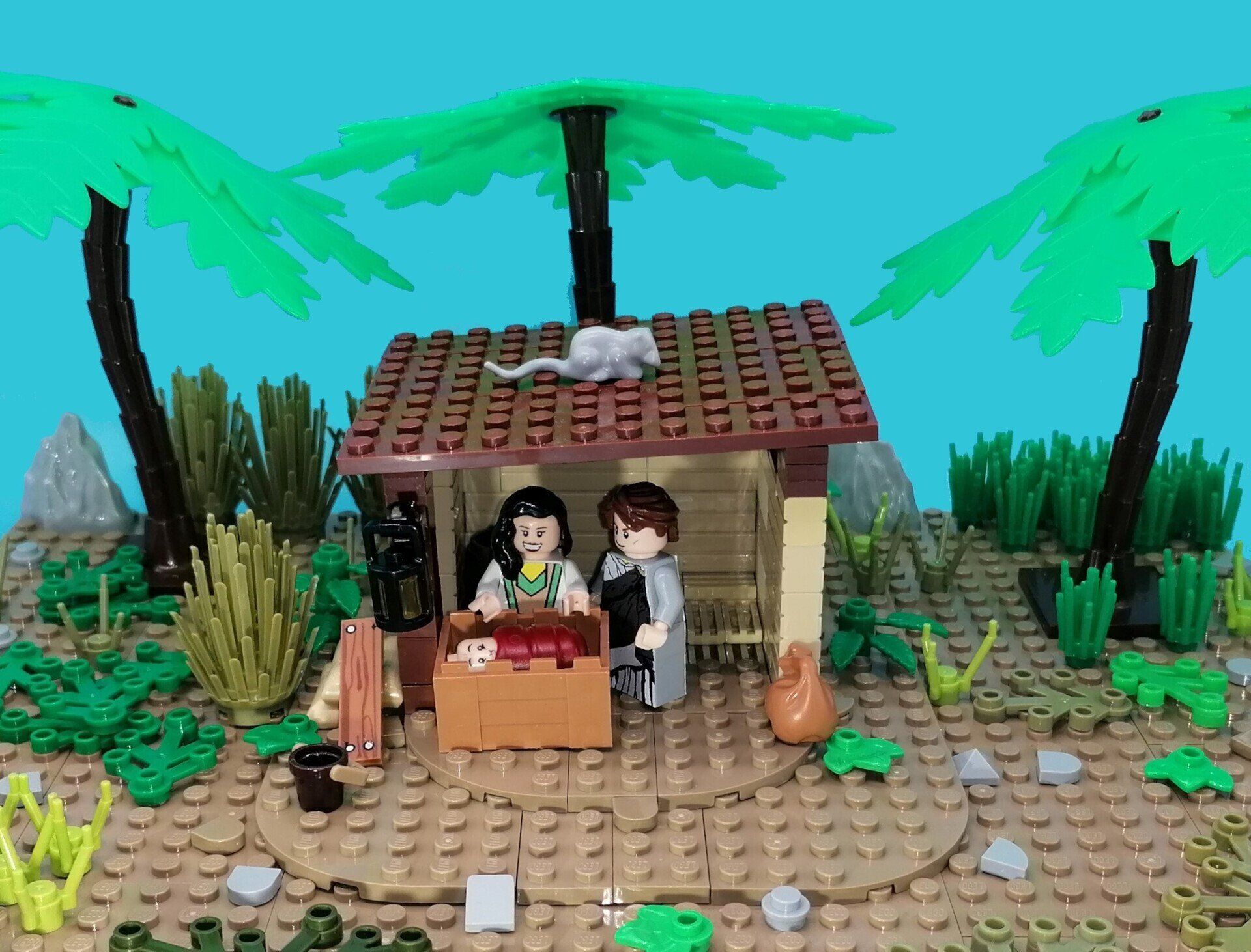 Krippe Lego Weihnachten