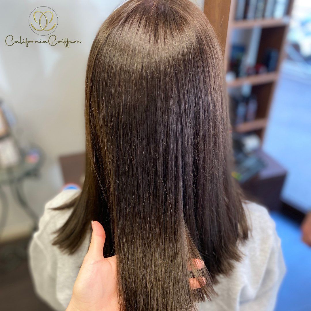 Couleur racines, brushing