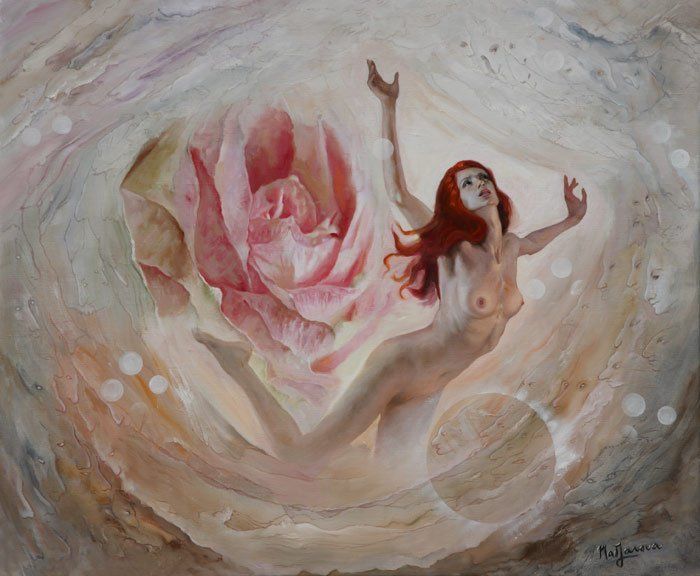 La fleur est l'amour de la plante. Toutes les deux sont éphémères : la beauté de la femme et la fleur.