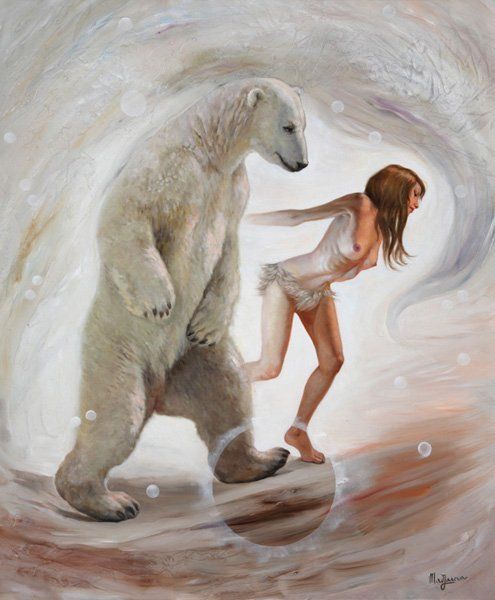 Est-ce une danse ? Non, c’est l’union parfaite entre la beauté et la force apprivoisées et tranquilles, dans l’art supraréaliste.