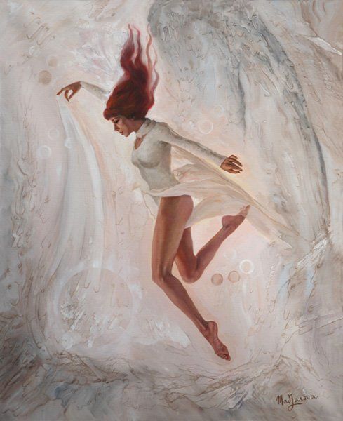Elle danse comme une plume sans pésenteur