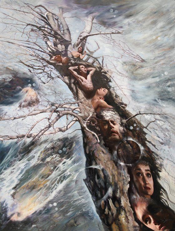 Il est importé par une vague, mais la renaissance germe dans les branches. Le supraréalisme est renaissance.