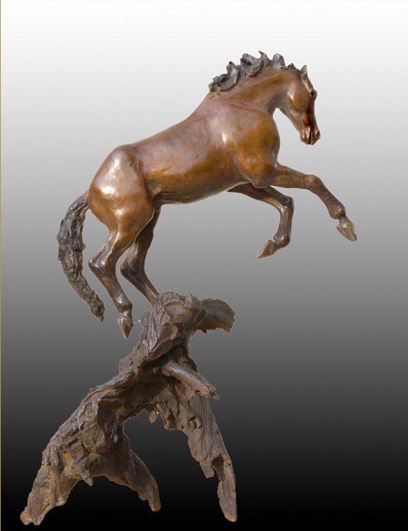 Vers le sommet sculpture supraréaliste