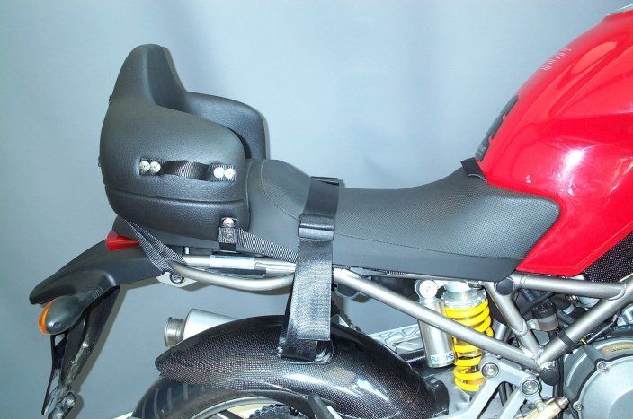 Kindersitz für Motorräder, Tourer, Sport-Tourer, Enduro, Chopper