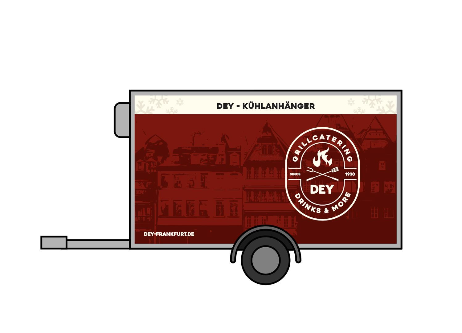 Kühlanhänger Midi klein