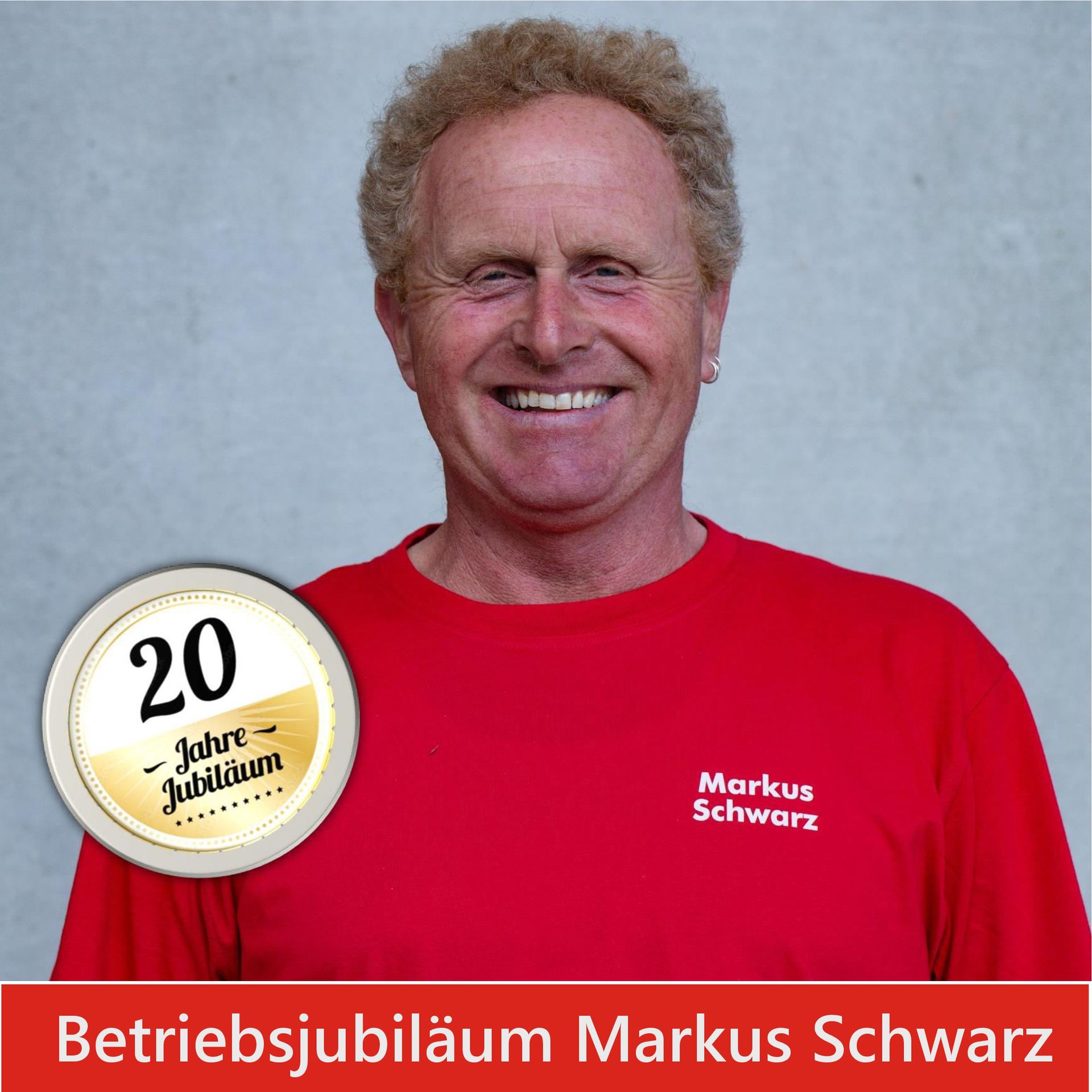 Betriebsjubiläum Markus Schwarz