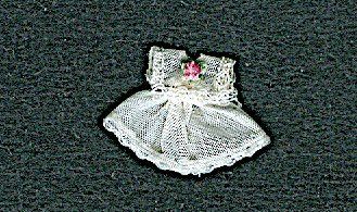 Little Girls' White Silk Dress