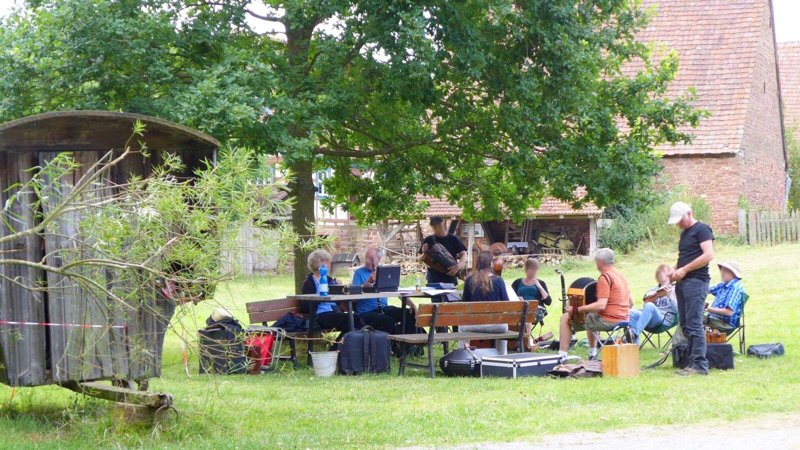 Besiedlungszug des Adventon zusammen mit der Campagna Cultura Osterburken