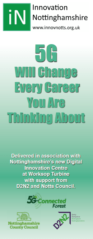 Innovation Nottinghamshire banner - 5G will change every career you are thinking about