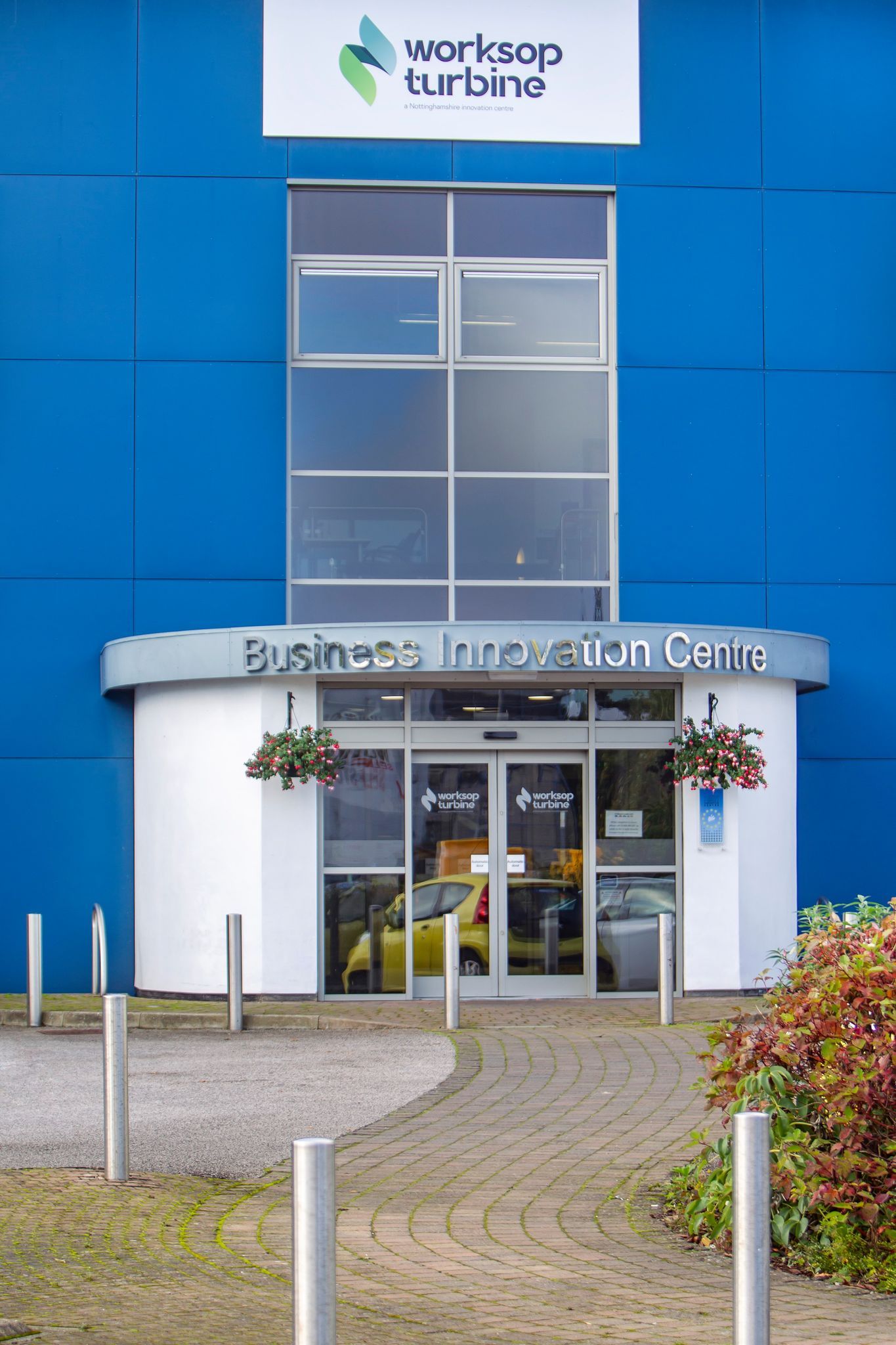 Worksop Turbine, Nottinghamshire The Worksop Turbine in the Digital Business Innovation Centre, Nottinghamshire