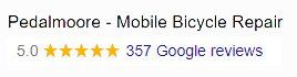 hundreds of google reviews