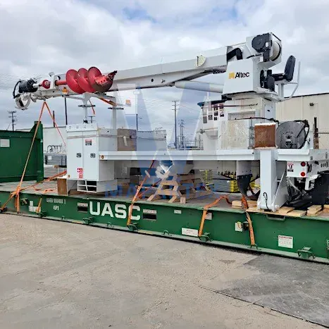 Crane and Bucket truck ready to be Imported from the United Sates.