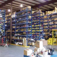 Inventory of new and used spare parts for bucket trucks and cranes