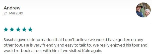 SDS STADTFÜHRUNGEN Sascha Seubert Kundenstimme Bewertung review