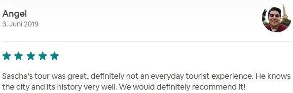 Review SDS STADTFÜHRUNGEN Sascha Seubert City tours Cologne Bonn Aachen Würzburg - great tourist experience