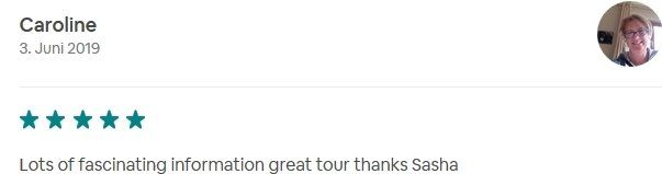 SDS STADTFÜHRUNGEN Sascha Seubert Kundenstimme Bewertung review