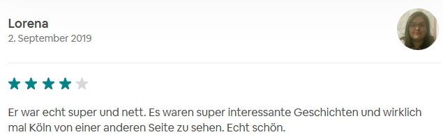 SDS STADTFÜHRUNGEN Sascha Seubert Kundenstimme Bewertung review