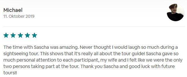 Review SDS STADTFÜHRUNGEN Sascha Seubert City tours Cologne Bonn Aachen Würzburg - amazing tour