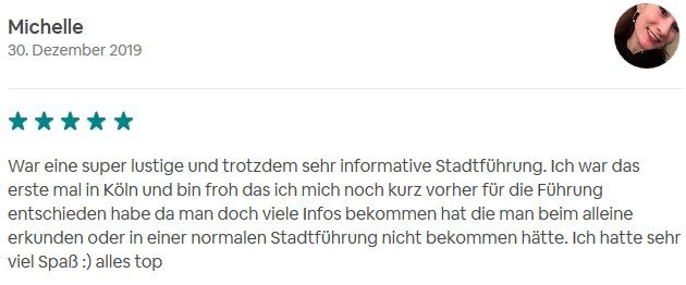Bewertung SDS STADTFÜHRUNGEN Sascha Seubert