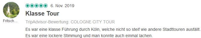 SDS STADTFÜHRUNGEN Sascha Seubert Kundenstimme Bewertung review